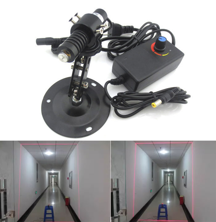 650nm 100mW Laser Diode Module 360° Multi-Directional Adjustable Red Linear Laser φ16*70mm